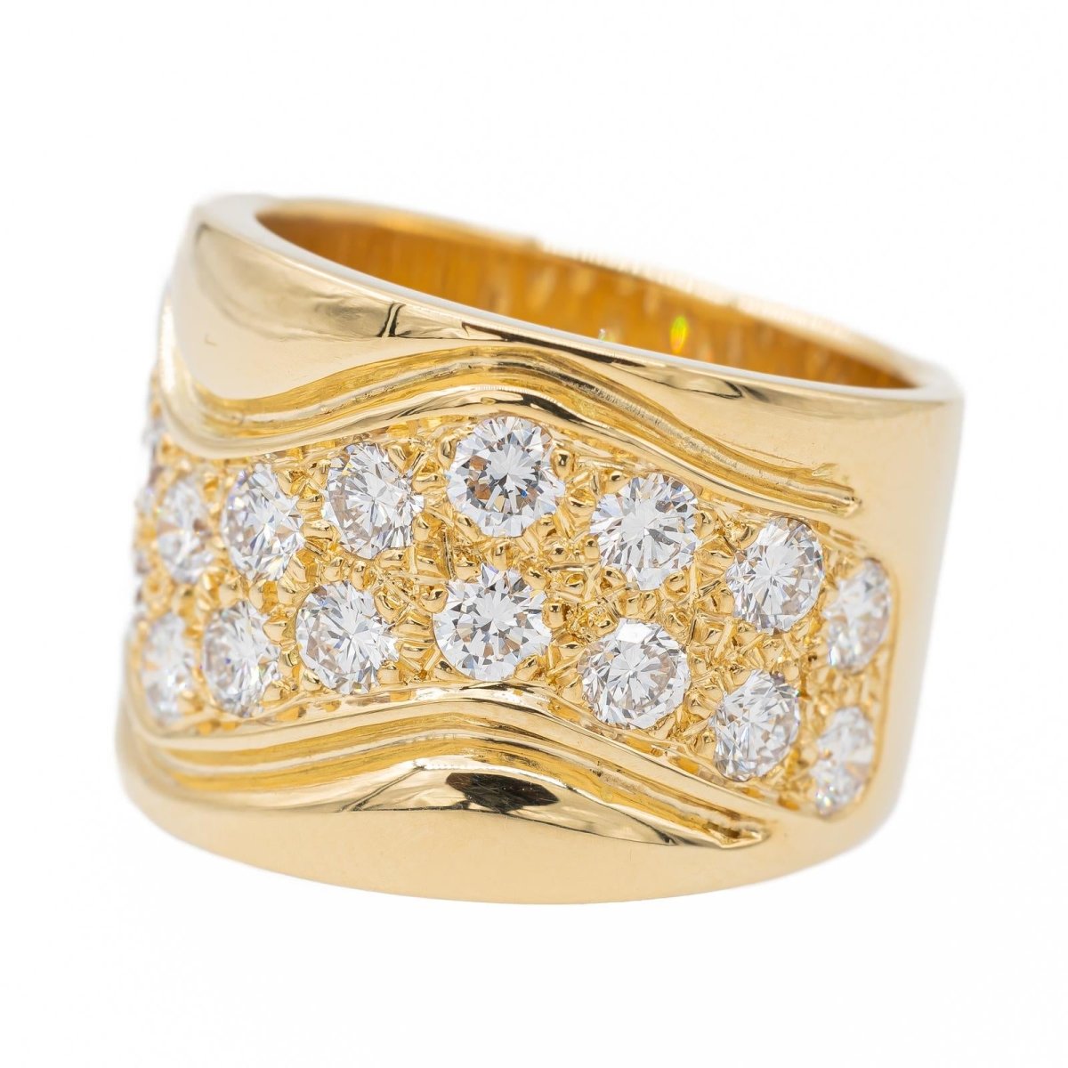 Bague Or jaune Diamant - Castafiore