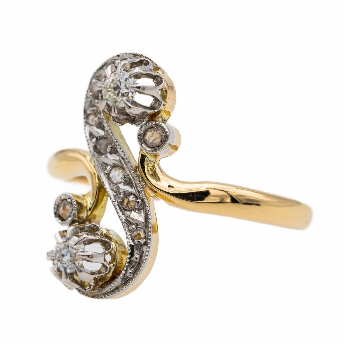 Bague Or jaune Diamant - Castafiore