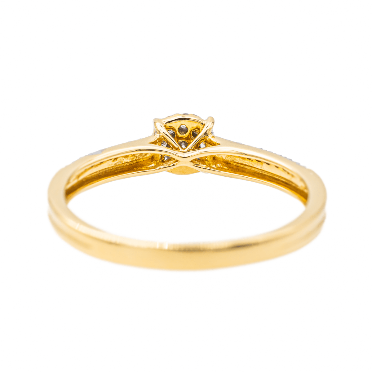 Bague Or jaune Diamant - Castafiore