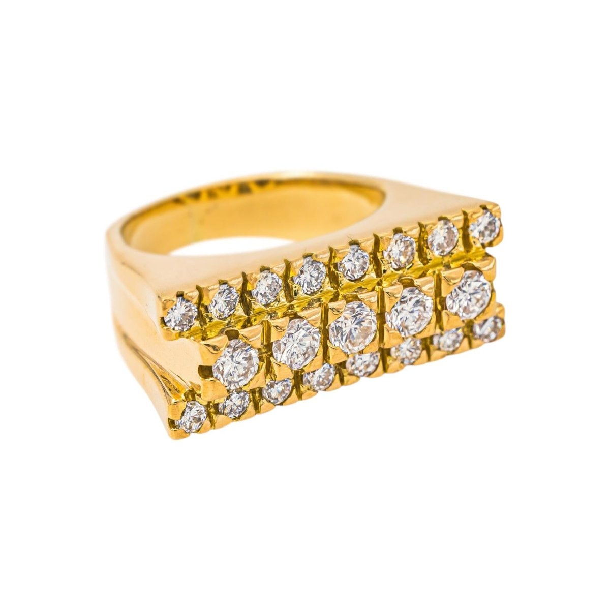 Bague Or jaune Diamant - Castafiore