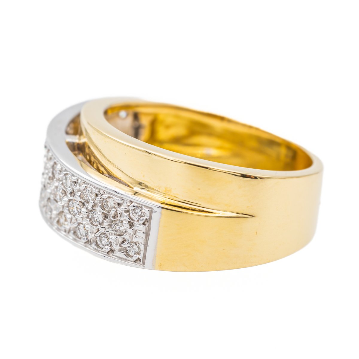 Bague Or jaune Diamant - Castafiore