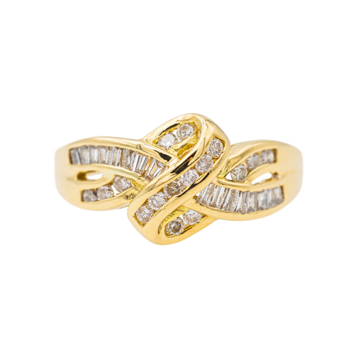 Bague Or jaune Diamant - Castafiore