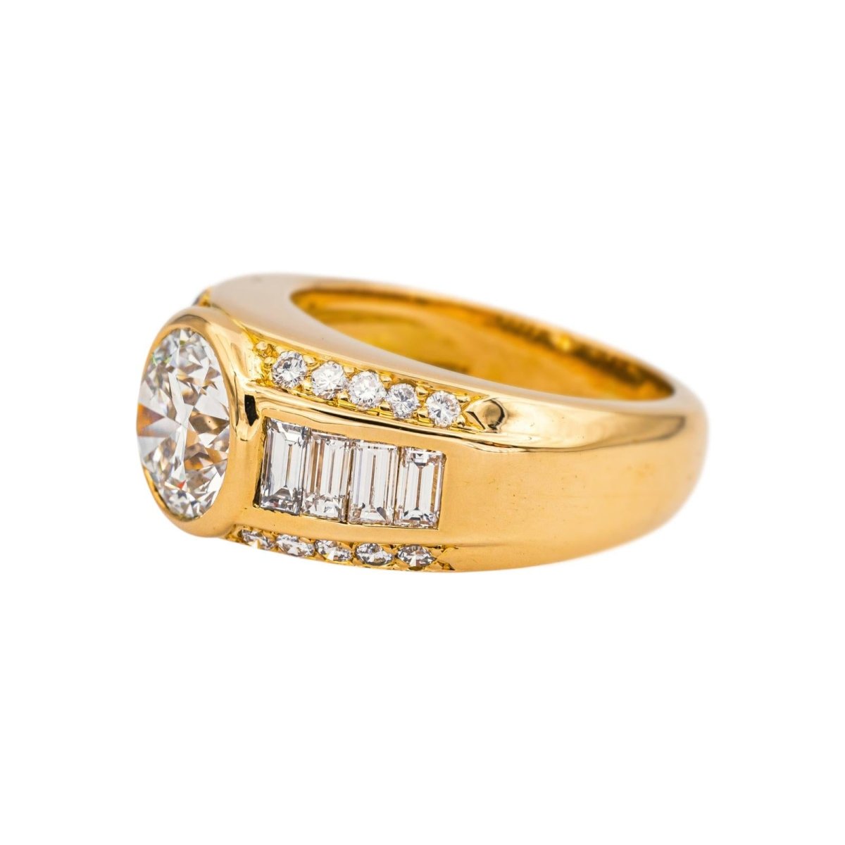 Bague Or jaune Diamant - Castafiore