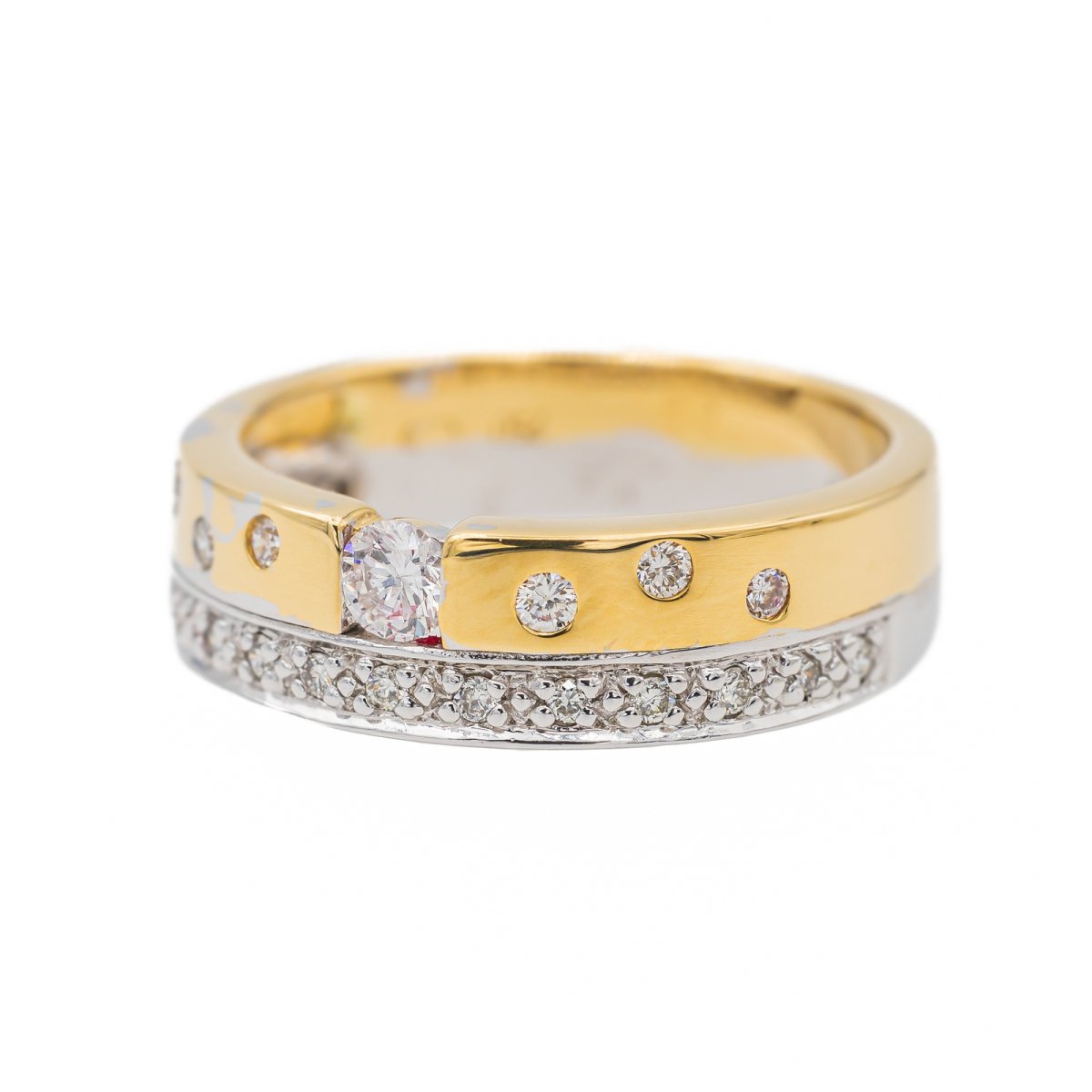 Bague Or jaune Diamant - Castafiore