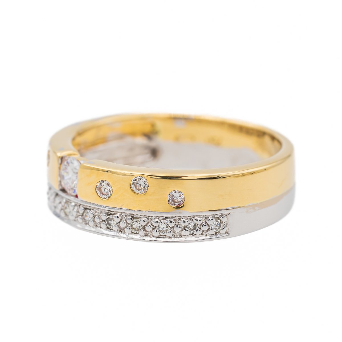 Bague Or jaune Diamant - Castafiore