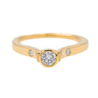 Bague Or jaune Diamant - Castafiore