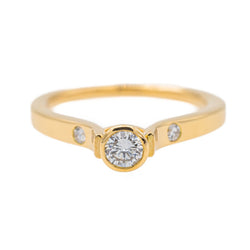 Bague Or jaune Diamant - Castafiore