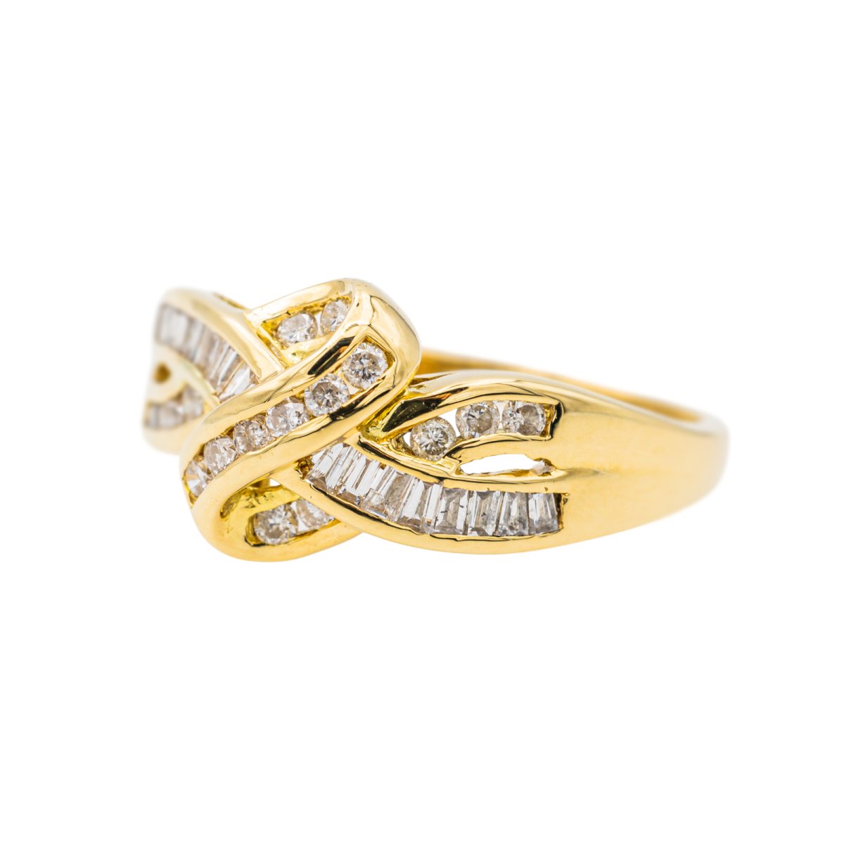 Bague Or jaune Diamant - Castafiore