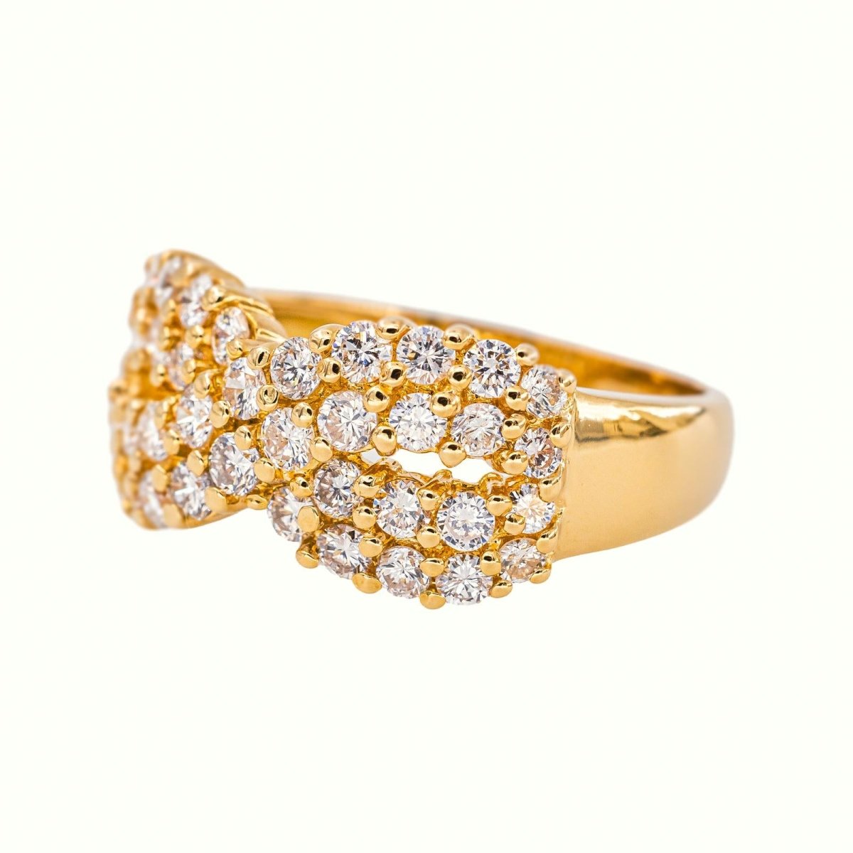 Bague Or jaune Diamant - Castafiore