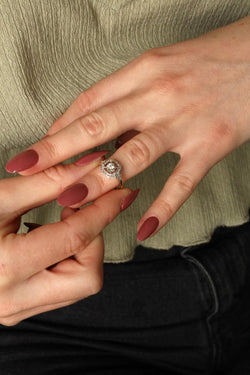 Bague Or jaune Diamant - Castafiore