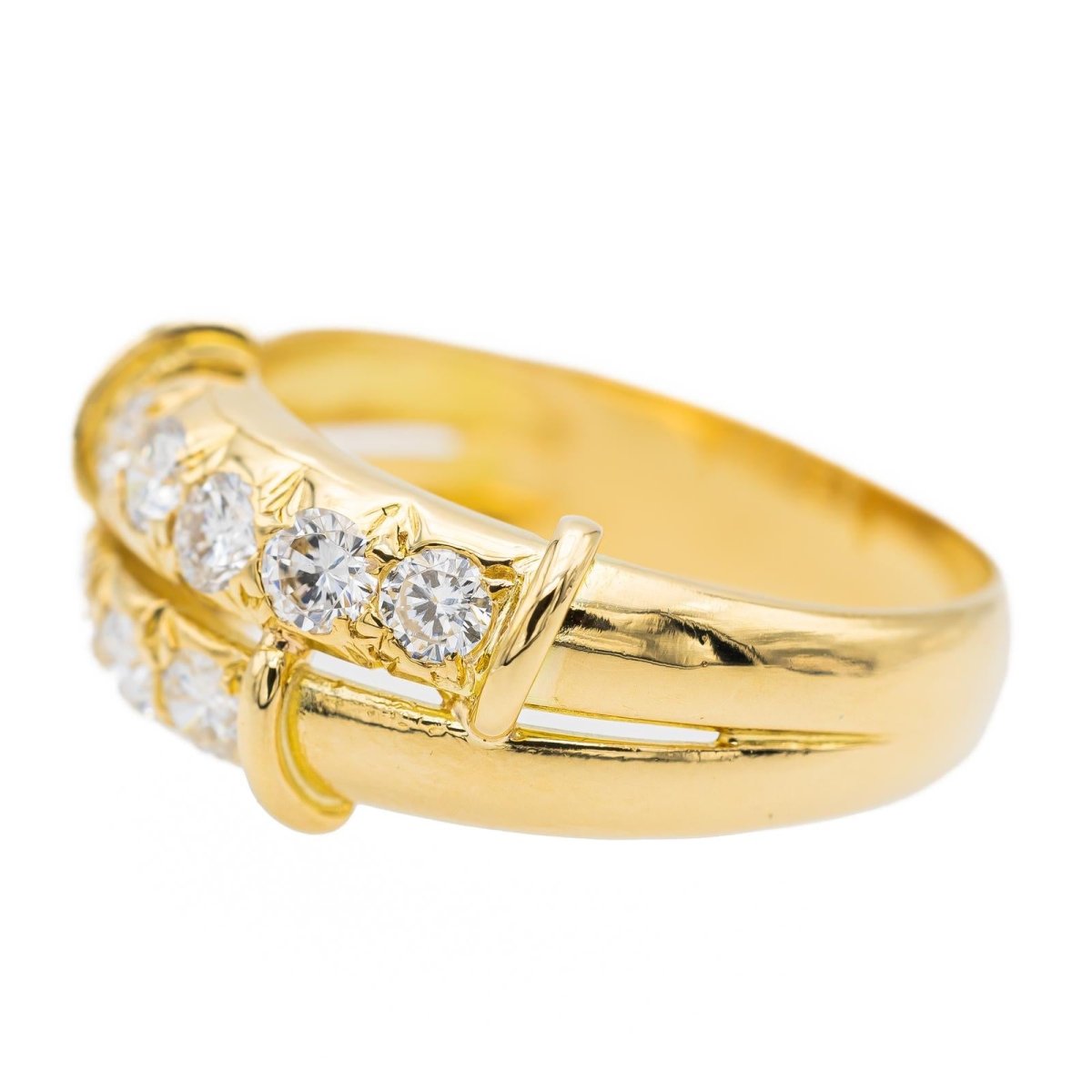 Bague Or jaune Diamant - Castafiore