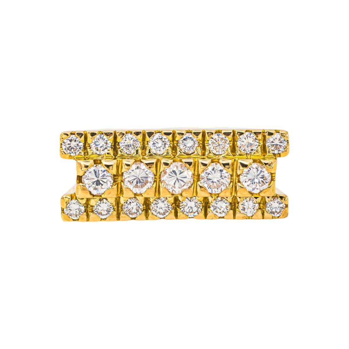 Bague Or jaune Diamant - Castafiore