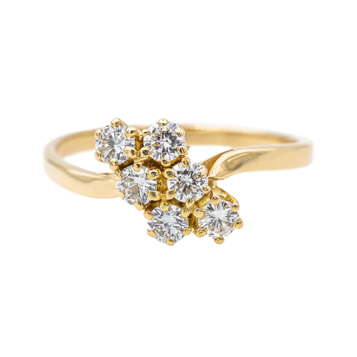 Bague Or jaune Diamant - Castafiore