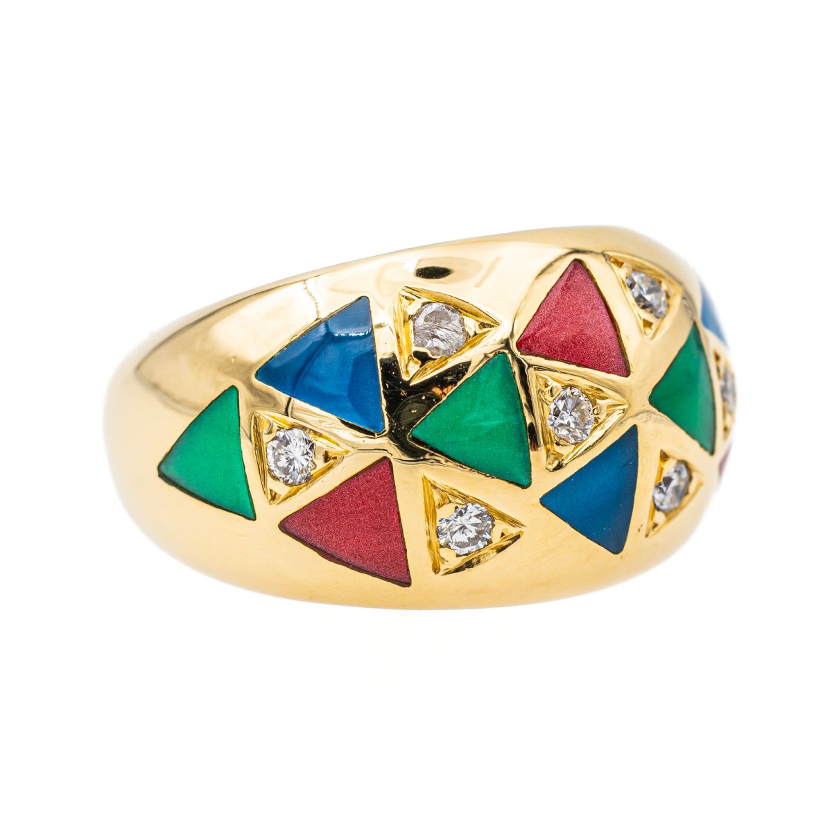 Bague Or jaune Diamant - Castafiore