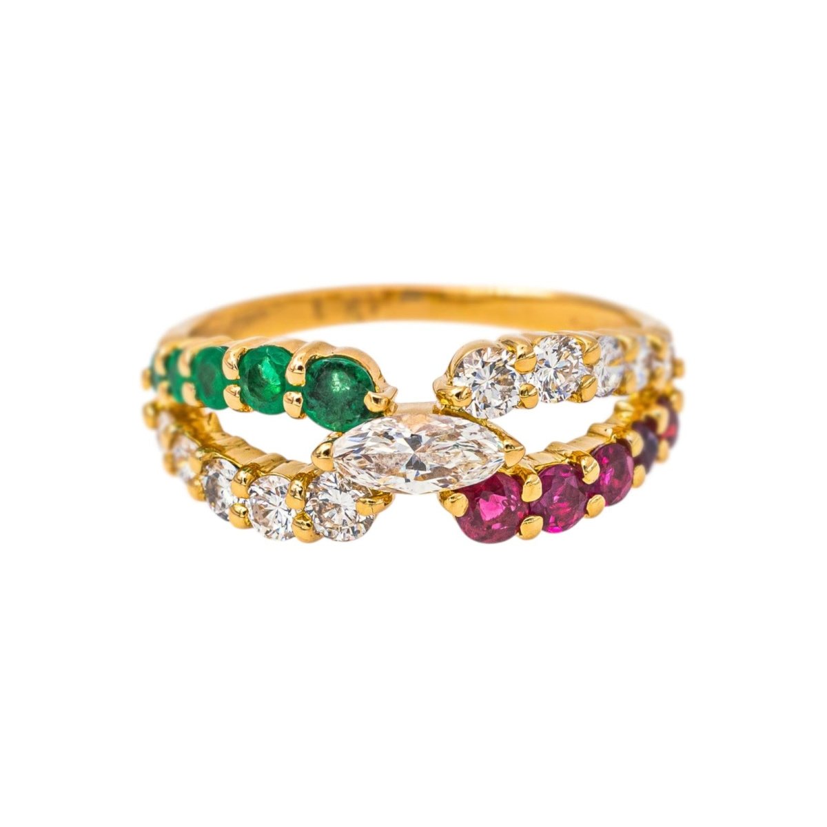Bague Or jaune Diamant - Castafiore