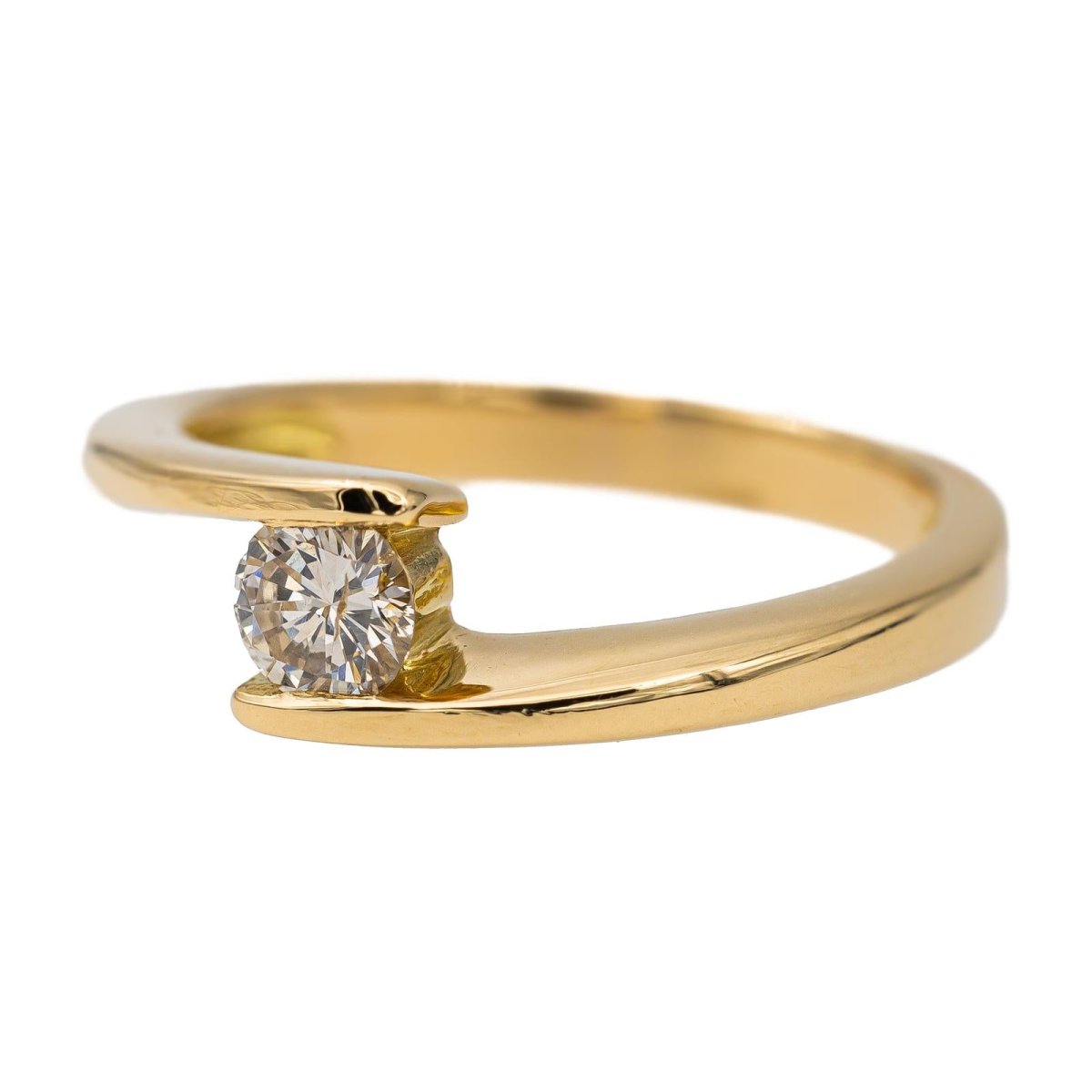 Bague Or jaune Diamant - Castafiore
