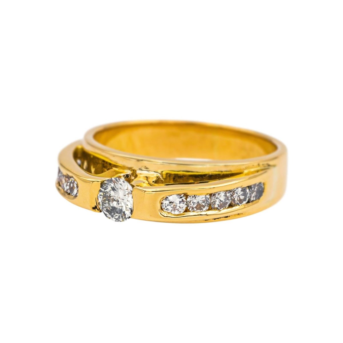 Bague Or jaune Diamant - Castafiore