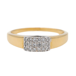 Bague Or jaune Diamant - Castafiore