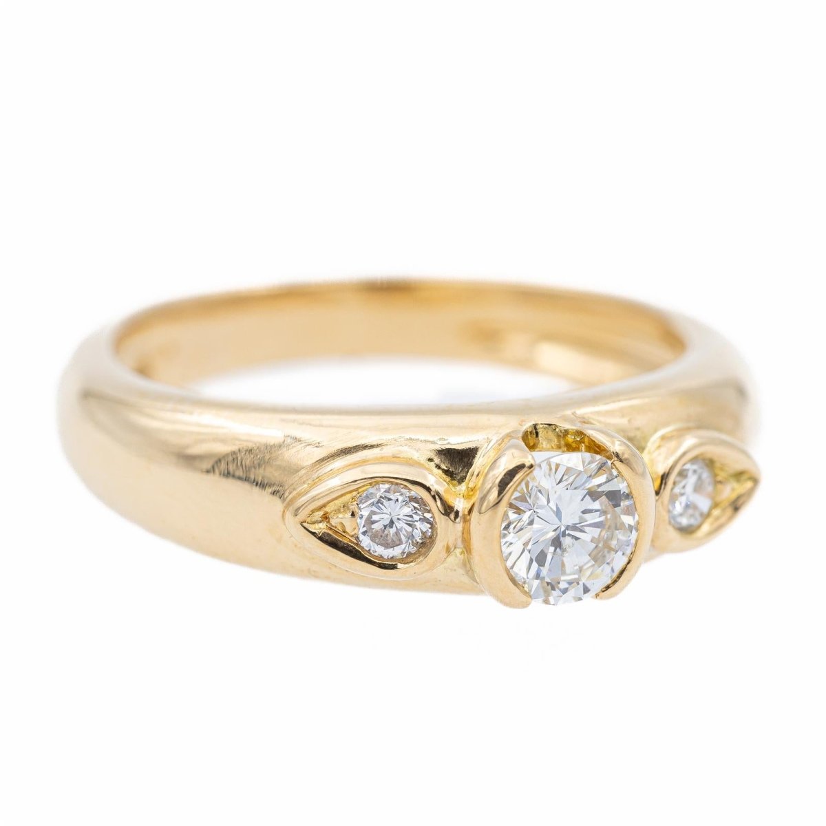 Bague Or jaune Diamant - Castafiore