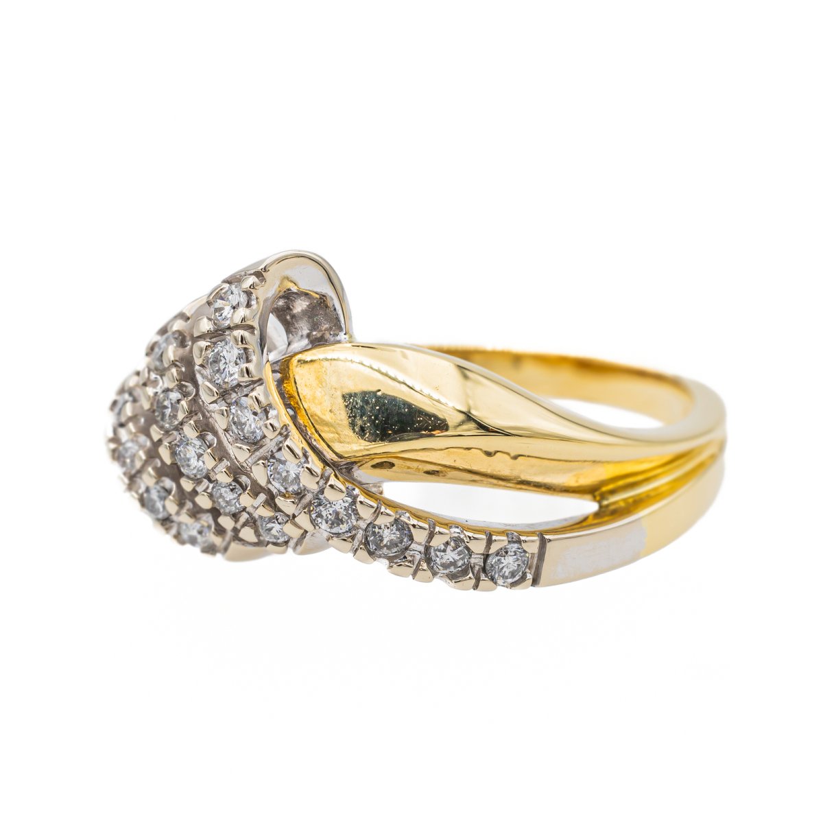 Bague Or jaune Diamant - Castafiore