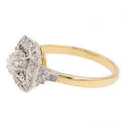 Bague Or jaune Diamant - Castafiore