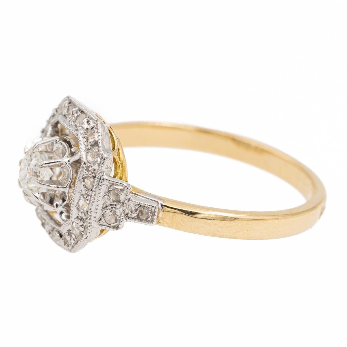 Bague Or jaune Diamant - Castafiore