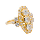 Bague Or jaune Diamant - Castafiore