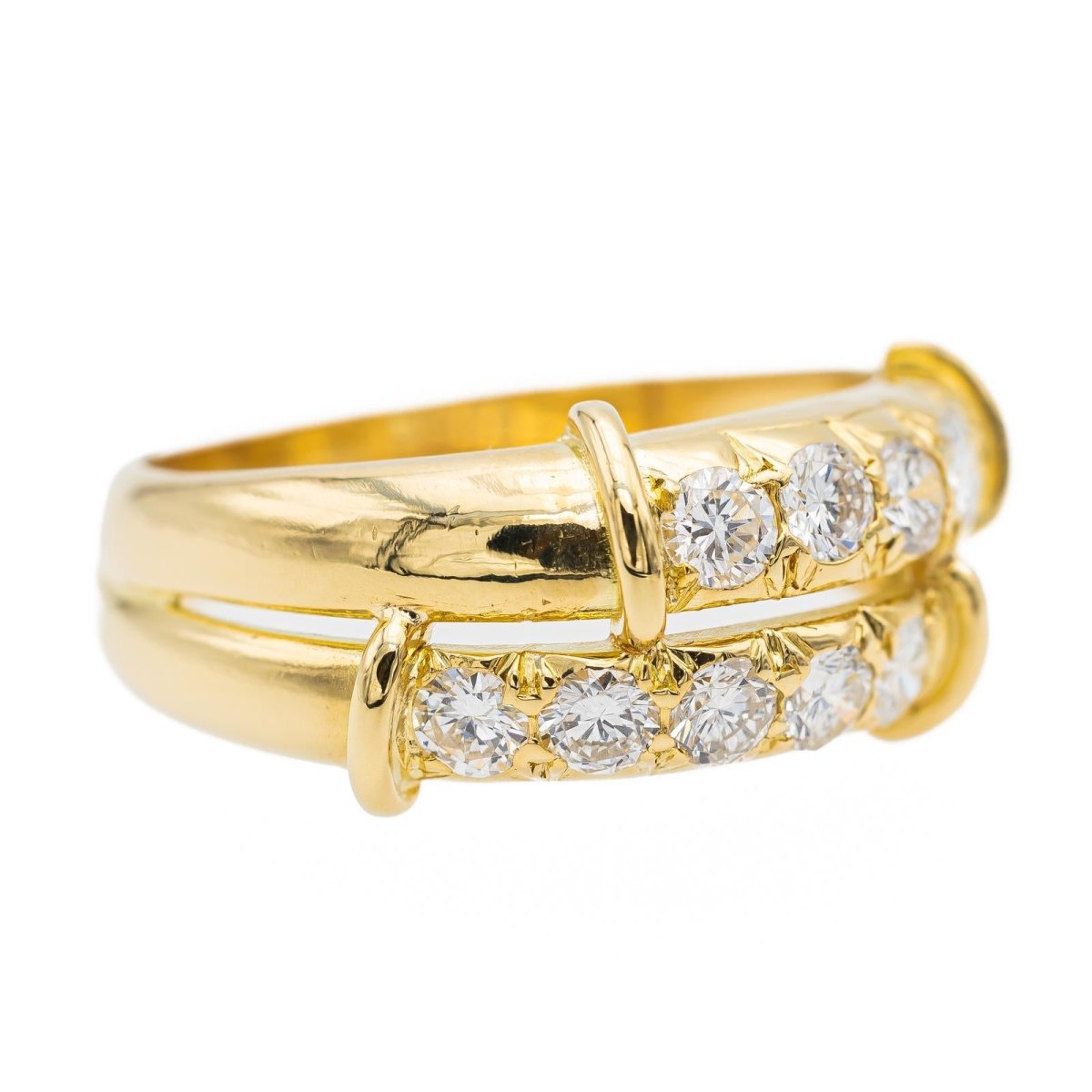 Bague Or jaune Diamant - Castafiore