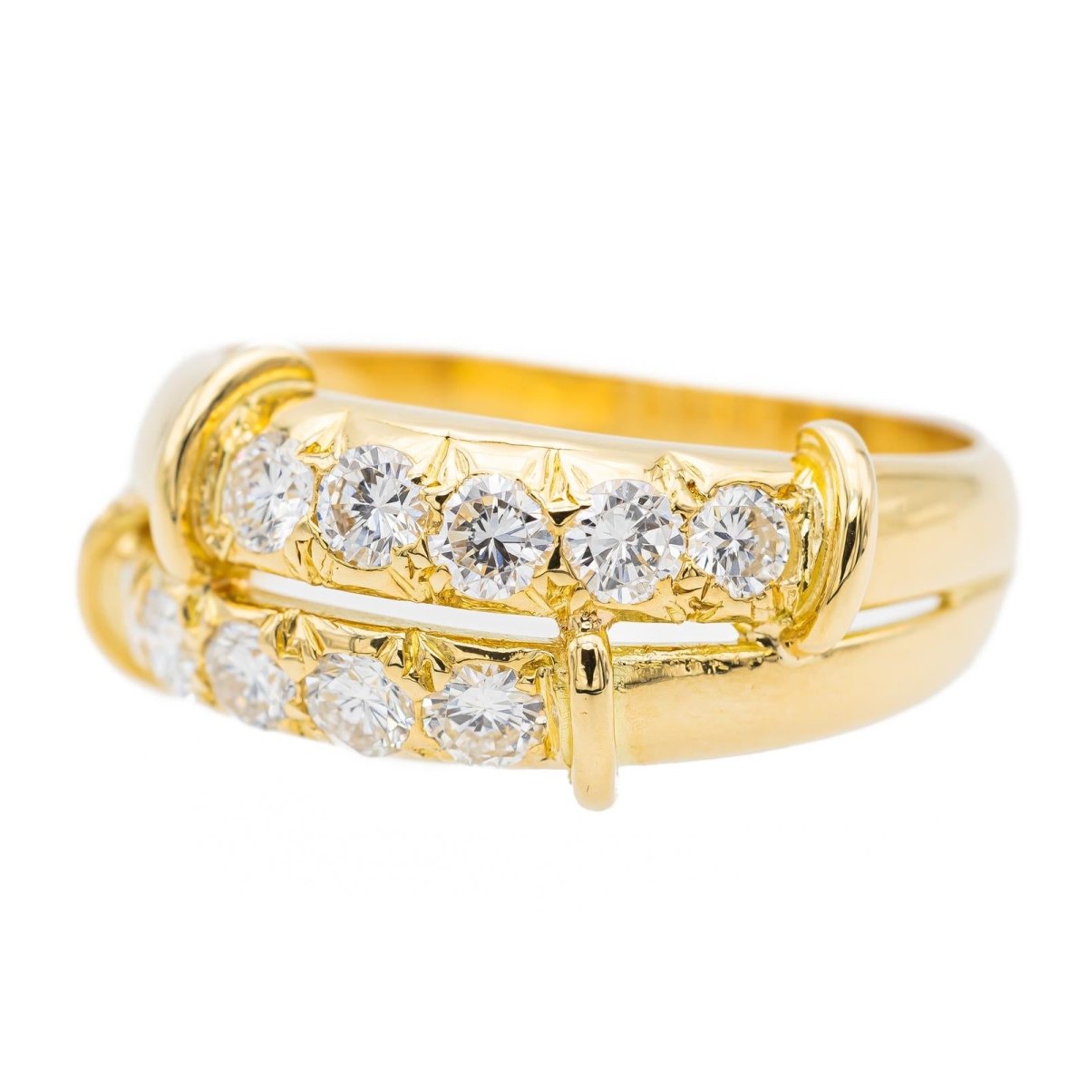 Bague Or jaune Diamant - Castafiore