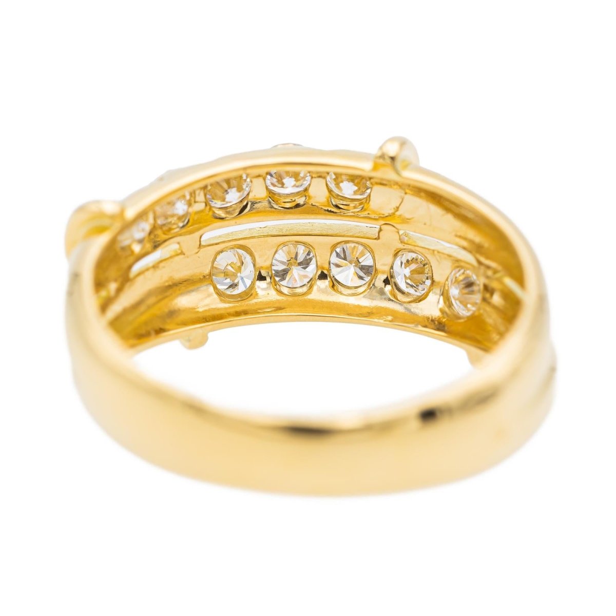 Bague Or jaune Diamant - Castafiore