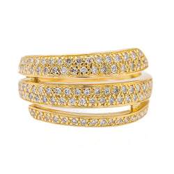 Bague Or jaune Diamant - Castafiore
