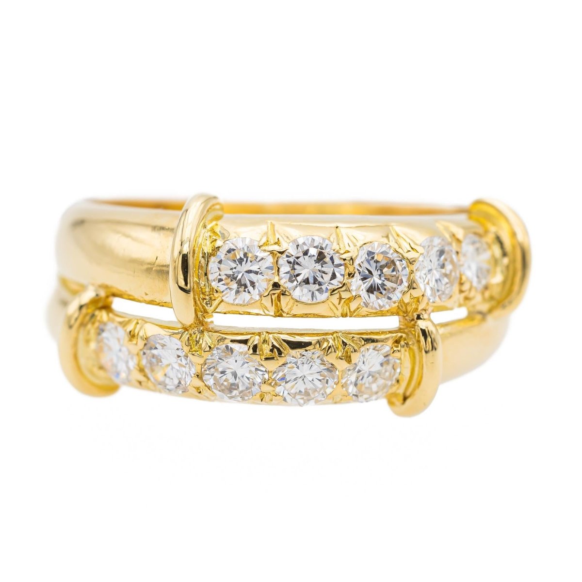 Bague Or jaune Diamant - Castafiore