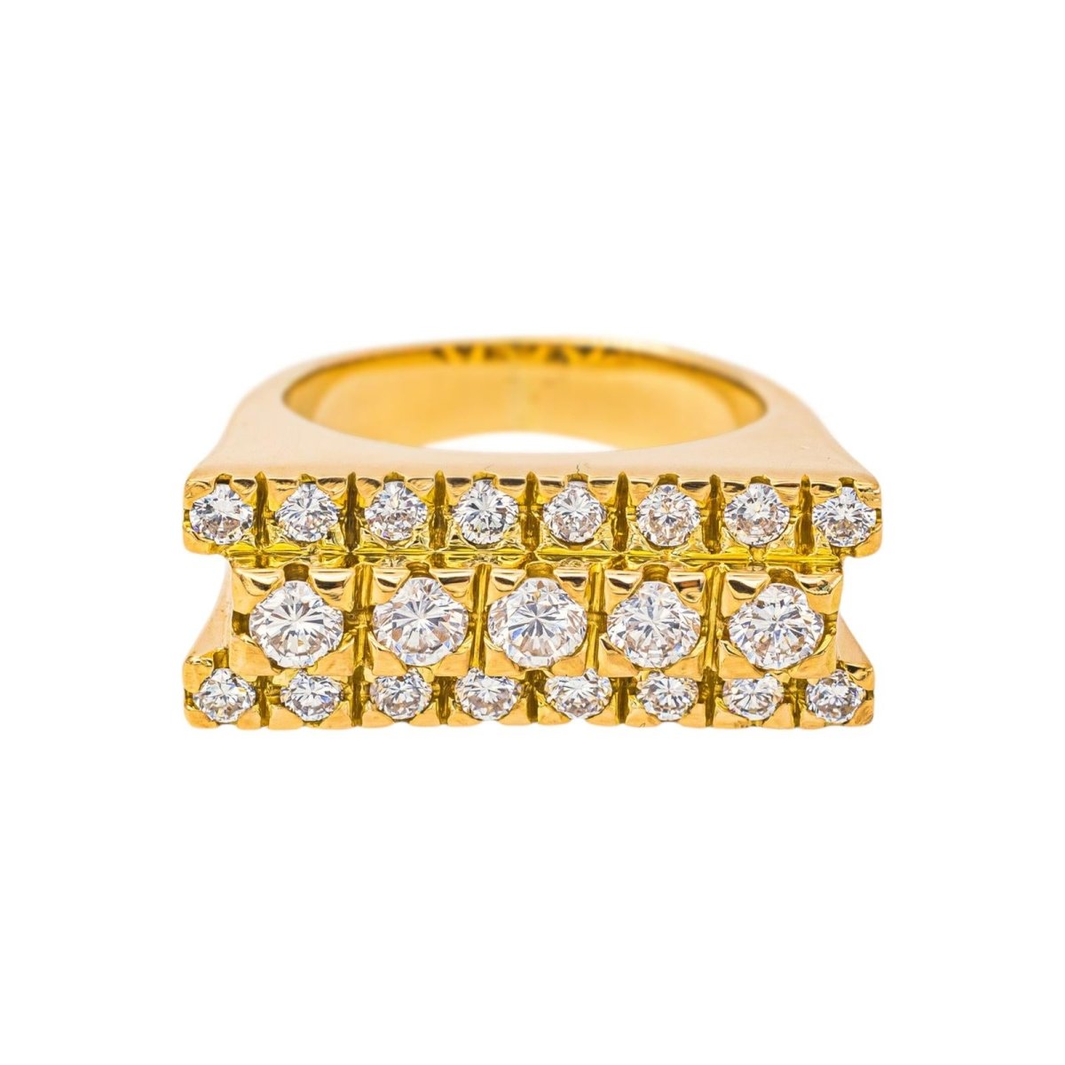 Bague Or jaune Diamant - Castafiore