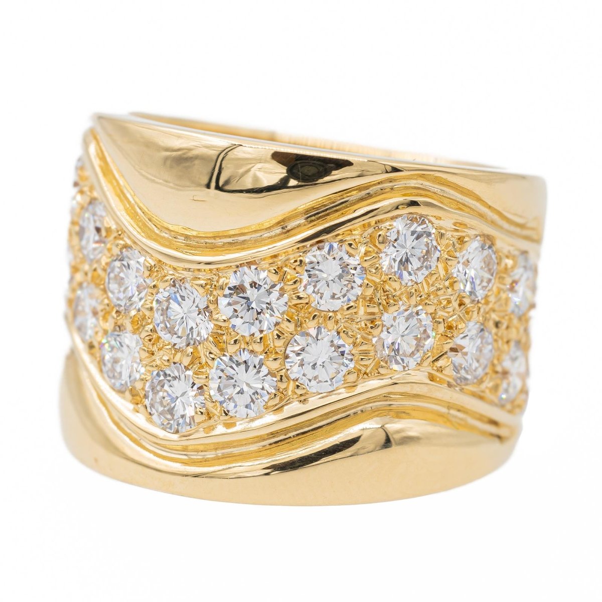 Bague Or jaune Diamant - Castafiore