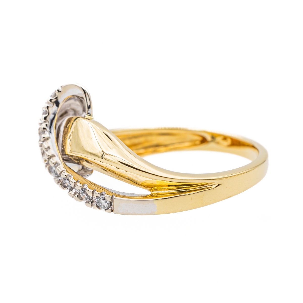 Bague Or jaune Diamant - Castafiore