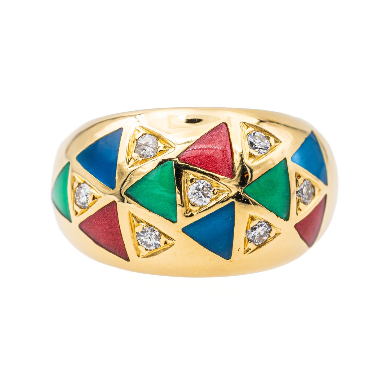 Bague Or jaune Diamant - Castafiore