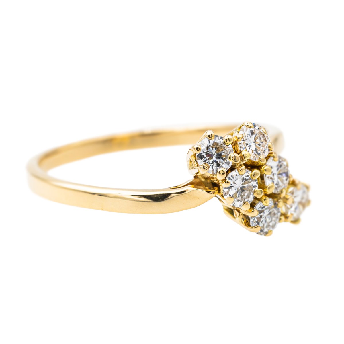 Bague Or jaune Diamant - Castafiore