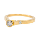 Bague Or jaune Diamant - Castafiore