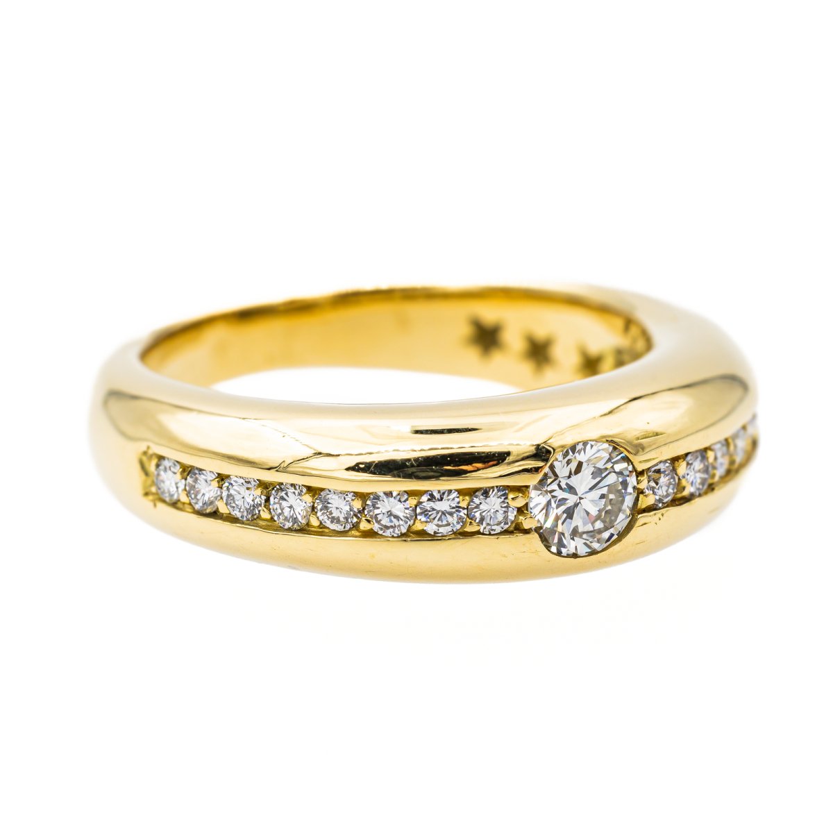 Bague Or jaune Diamant - Castafiore