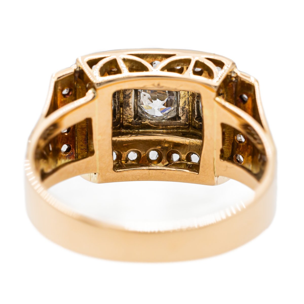 Bague Or jaune Diamant - Castafiore