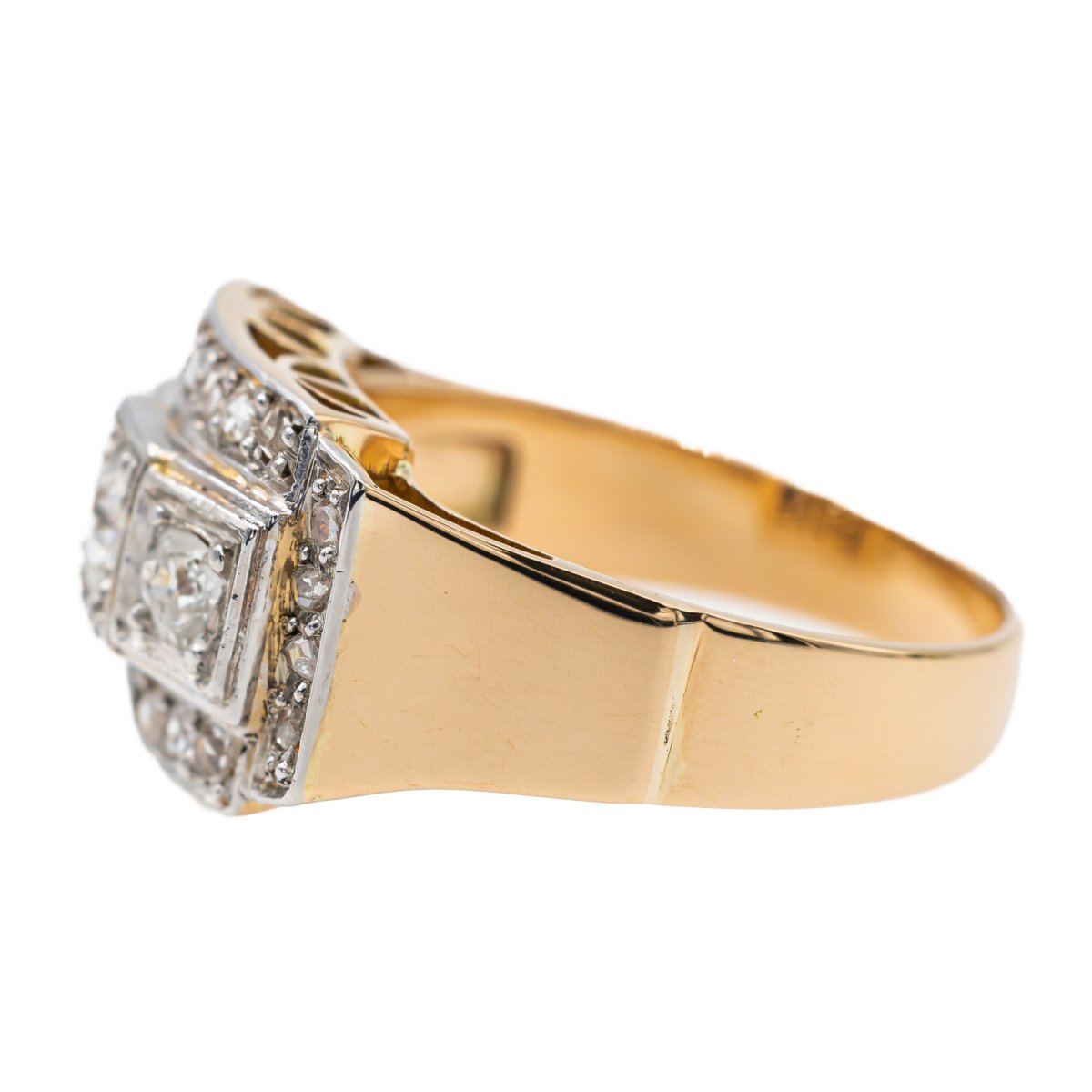 Bague Or jaune Diamant - Castafiore