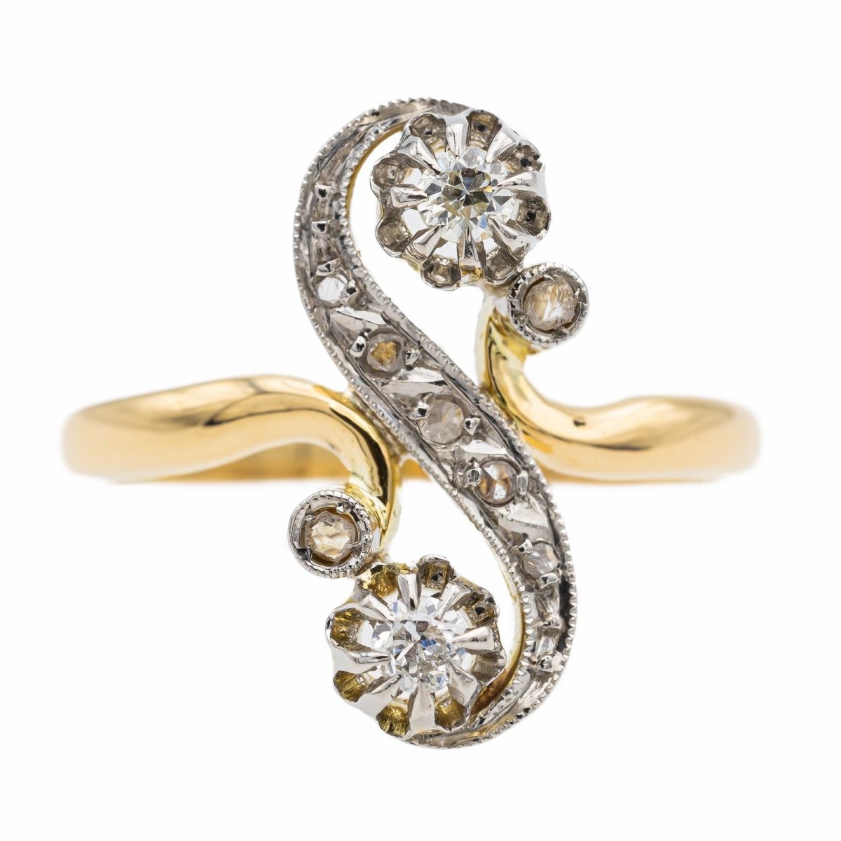 Bague Or jaune Diamant - Castafiore