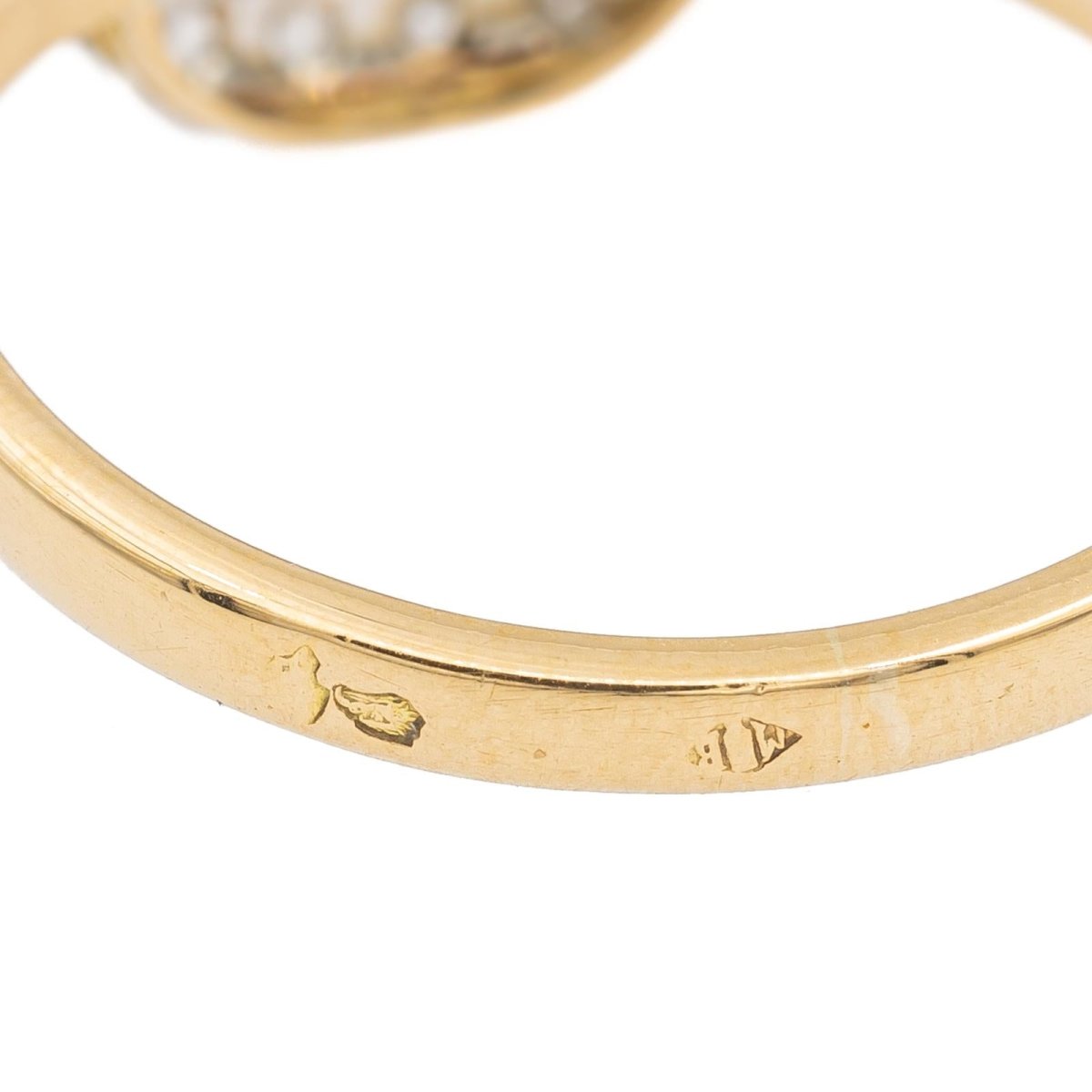 Bague Or jaune Diamant - Castafiore