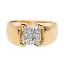 Bague Or jaune Diamant - Castafiore