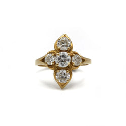 Bague - Or jaune & Diamants - Castafiore