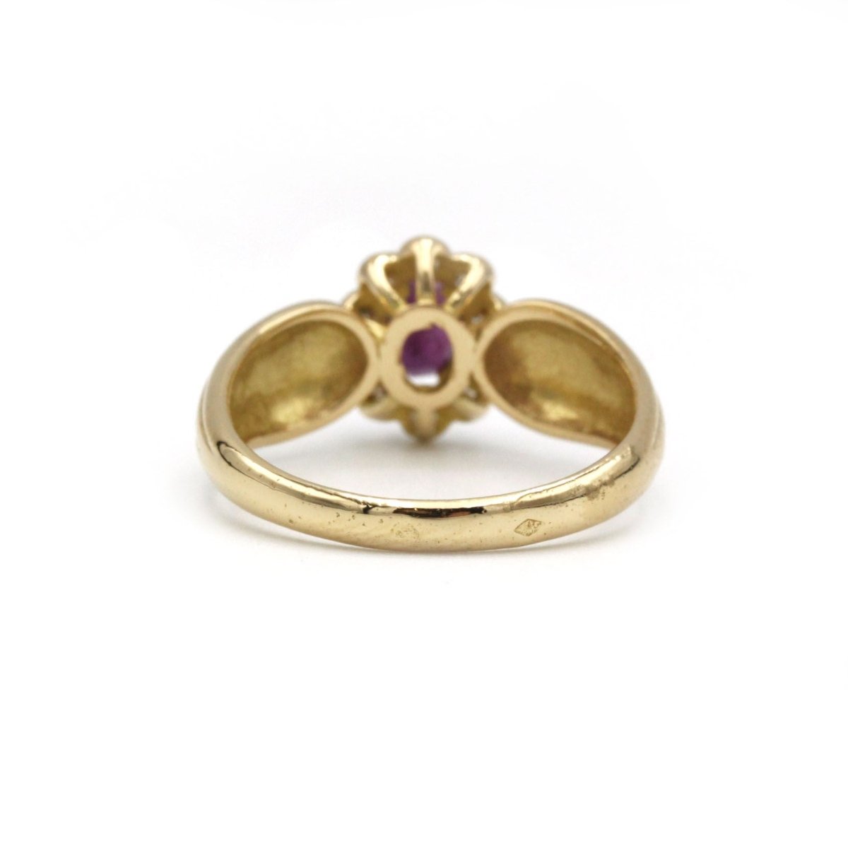 Bague - Or jaune, Diamants & Rubis - Castafiore