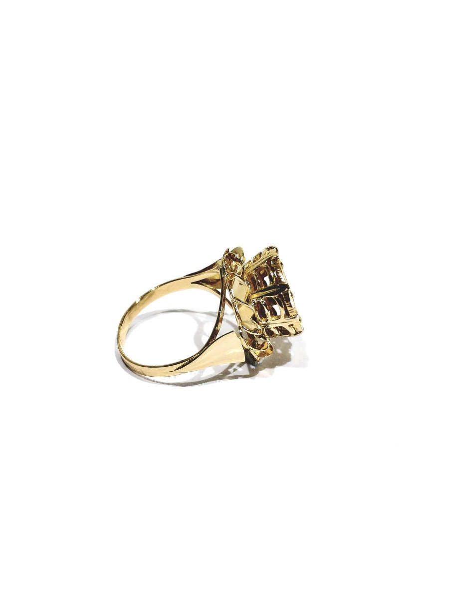 Bague or jaune Dos Pesos - Castafiore