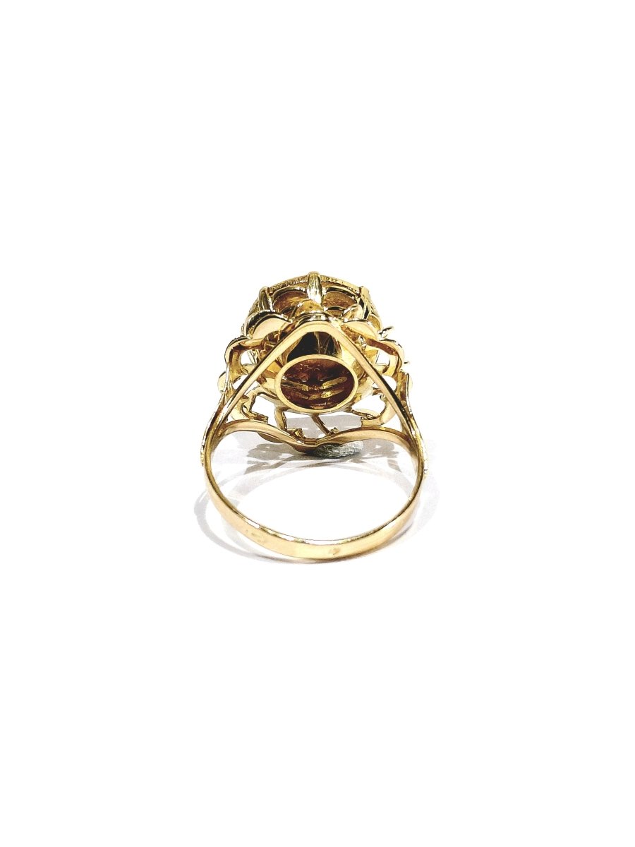 Bague or jaune Dos Pesos - Castafiore