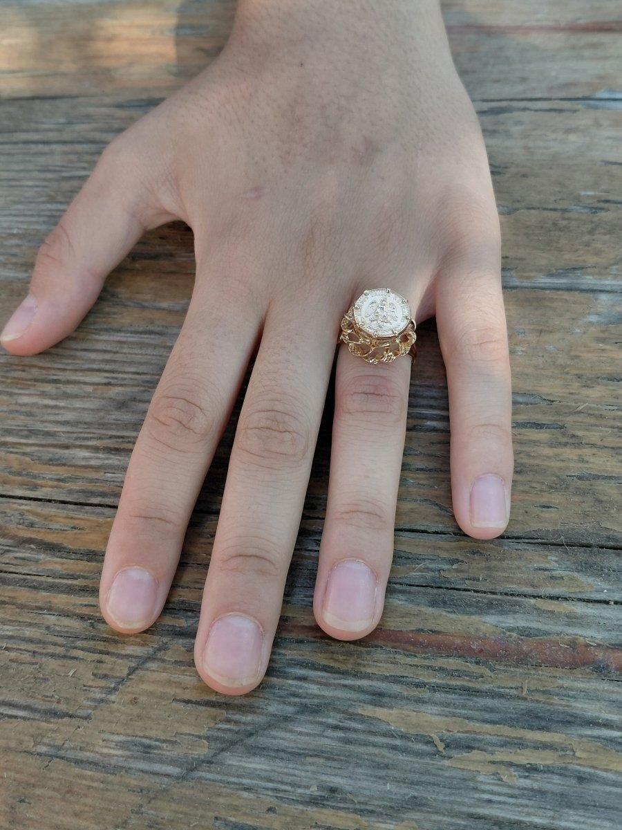 Bague or jaune Dos Pesos - Castafiore