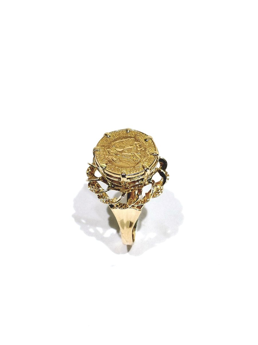 Bague or jaune Dos Pesos - Castafiore